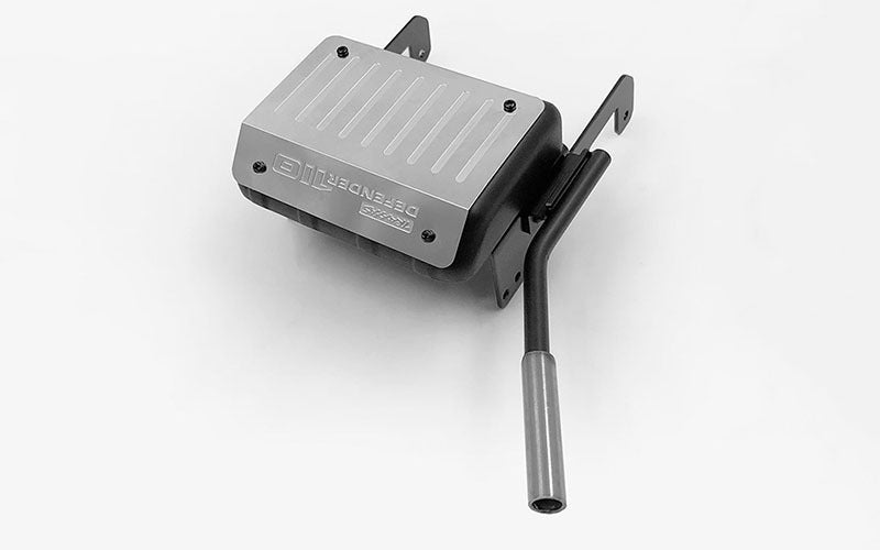 VVV-C0521 Fuel Tank W/Exhaust for Traxxas TRX-4 Land Rover Defender D110 RC 4WD