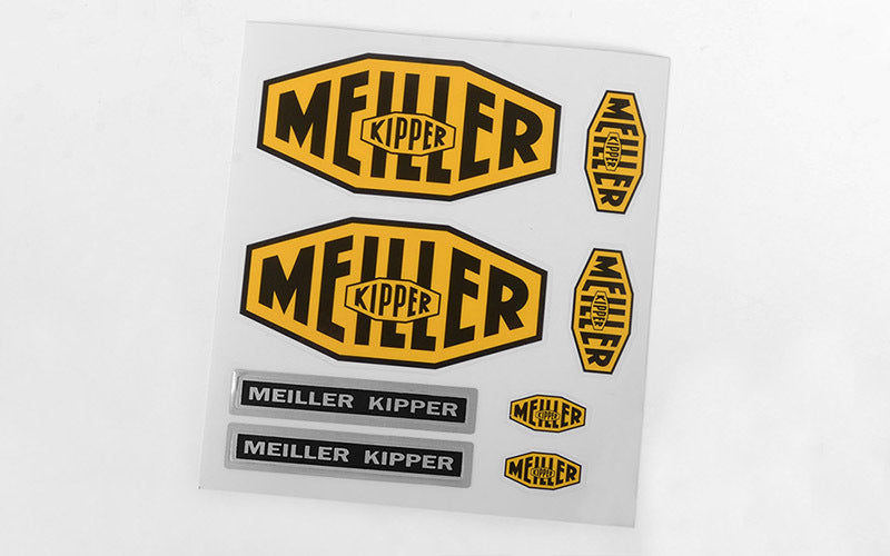 VVV-C0527 Meiller Kipper Decal Set for Mercedes-Benz Arocs 3348 6x4 Tipper Truck RC 4WD