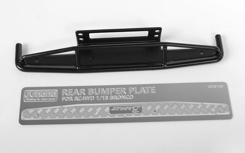 VVV-C0550 Steel Rear Bumper for 1/18 Gelande II RTR W/BlackJack Body (Black) RC 4WD