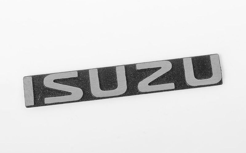 VVV-C0559 Front Metal Logo for Tamiya 1/10 Isuzu Mu Type X CC-01 RC 4WD