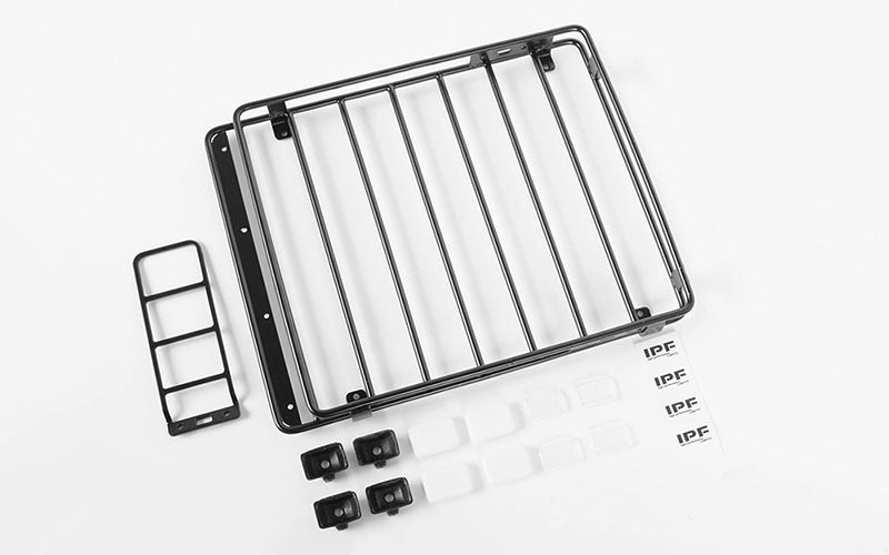 VVV-C0570 Malice Extended Roof Rack W/Lights for Tamiya 1/10 Isuzu Mu Type X CC-01 RC 4WD