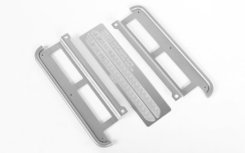 VVV-C0571 Rook Metal Side Sliders for Tamiya 1/10 Isuzu mu Type X CC-01 (Silver) RC 4WD