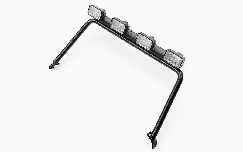 VVV-C0592 Front Window Guard Roll Cage W/IPF Lights for 1/18 Gelande II RTR w/Black Rock Body RC 4WD