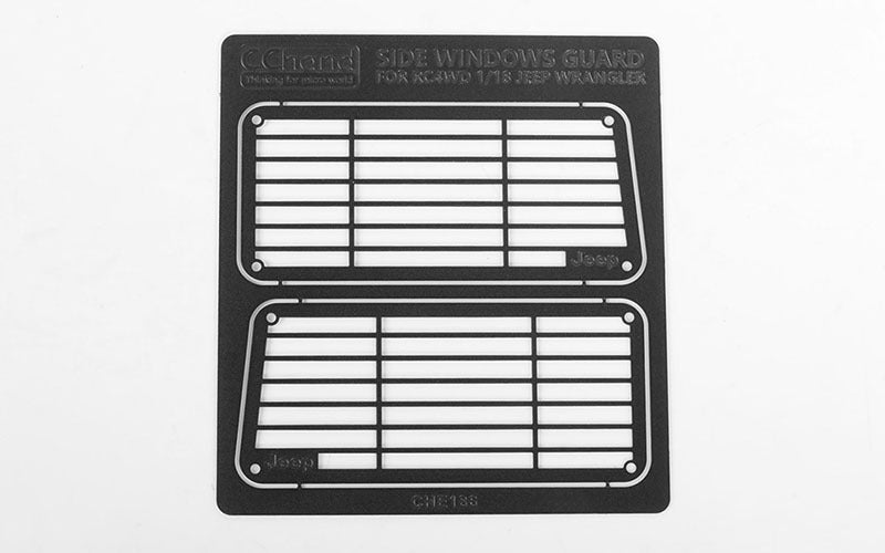 VVV-C0594 Metal Side Window Guard for 1/18 Gelande II Black Rock RC 4WD