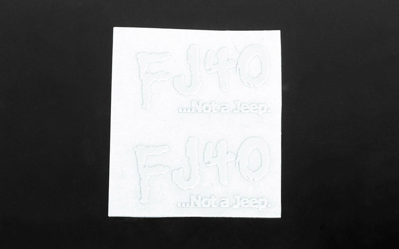 VVV-C0603 FJ40 Emblem for G2 Cruiser RC 4WD