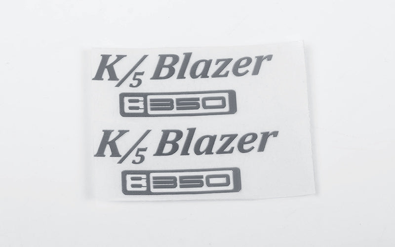 VVV-C0636 Metal Logo for Axial SCX10 II 1969 Chevrolet Blazer RC 4WD