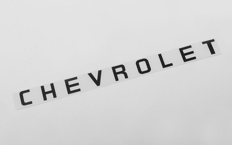 VVV-C0637 Rear Metal Logo for Axial SCX10 II 1969 Chevrolet Blazer (Black) RC 4WD