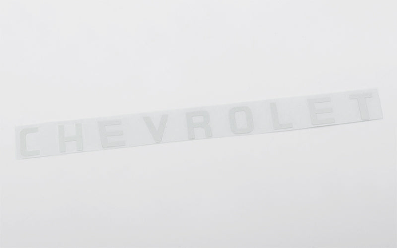 VVV-C0638 Rear Metal Logo for Axial SCX10 II 1969 Chevrolet Blazer (White) RC 4WD