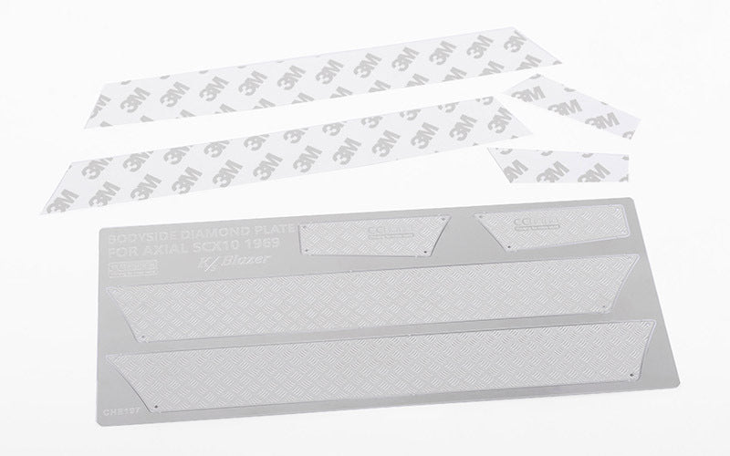 VVV-C0641 Side Diamond Plates for Axial SCX10 II 1969 Chevrolet Blazer RC 4WD