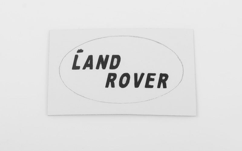 VVV-C0651 Rear Logo Decal for JS Scale 1/10 Range Rover Classic Body RC 4WD