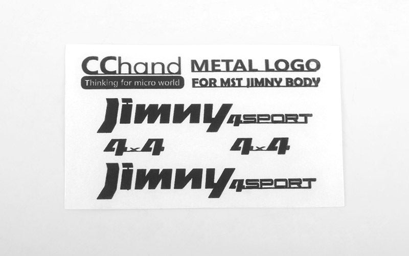 VVV-C0657 Metal Emblems MST 1/10 CMX w/ Jimny J3 Body (Black) RC 4WD