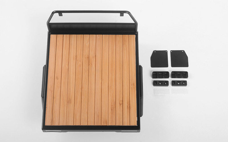 VVV-C0710 Wood Flatbed w/ Mudflaps for TF2 Mojave Body RC 4WD