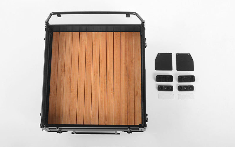 VVV-C0712 Kober Rear Bed W/ Mud Flaps for TF2 Mojave Body (Black) RC 4WD