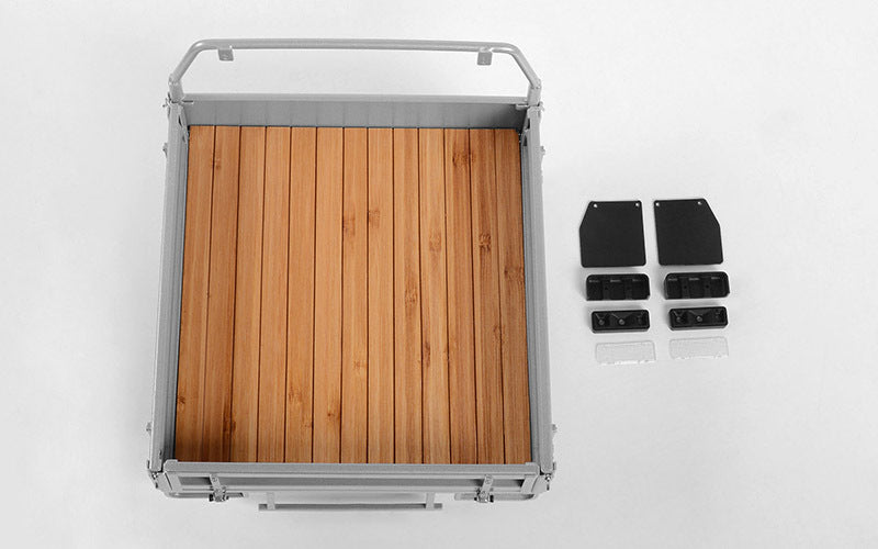 VVV-C0716 Kober Rear Bed W/ Mud Flaps for TF2 Mojave Body (Silver) RC 4WD
