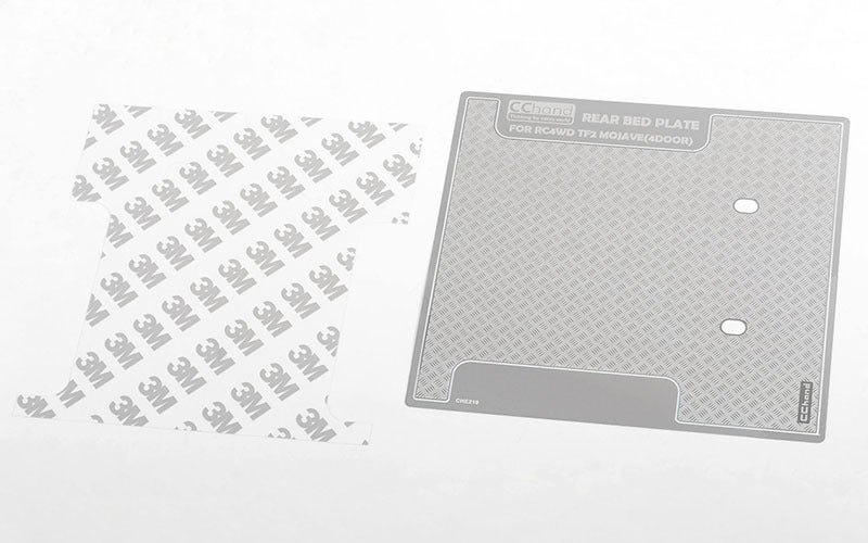 VVV-C0738 Diamond Plate Rear Bed for RC4WD Trail Finder 2 "LWB" RTR w/Mojave II Four Door Body Set RC 4WD