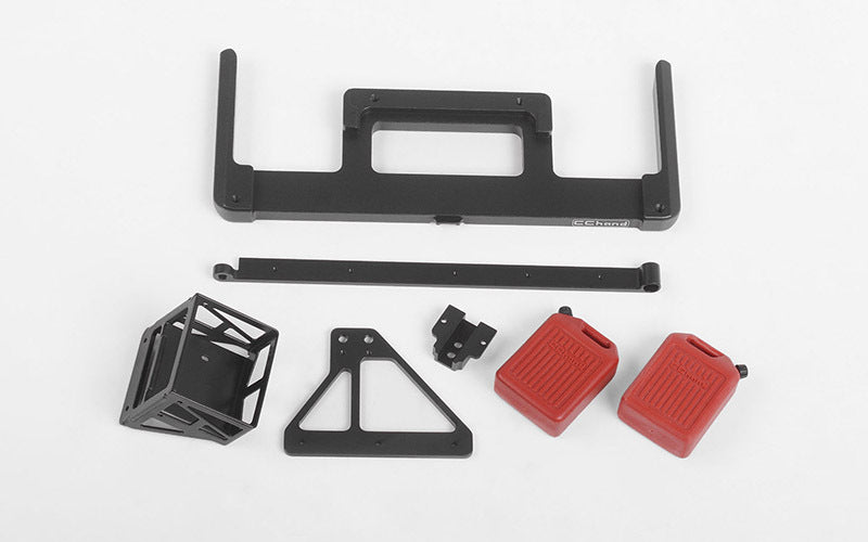 VVV-C0742 Velbloud Rear Bumper for 1985 Toyota 4Runner Hard Body (Accs. A) RC 4WD
