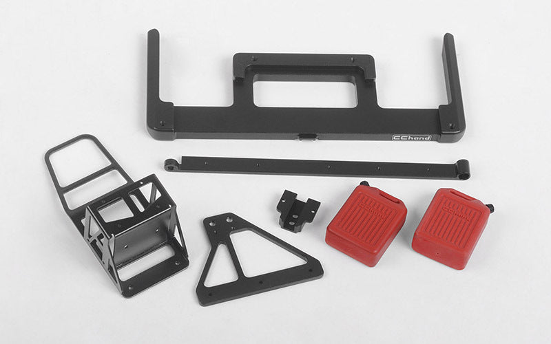 VVV-C0743 Velbloud Rear Bumper for 1985 Toyota 4Runner Hard Body (Accs. B) RC 4WD