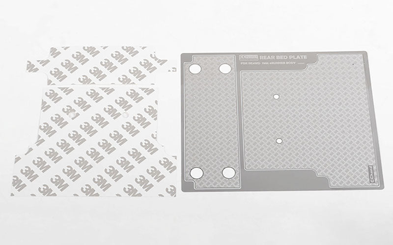 VVV-C0749 Diamond Plate Rear Bed for 1985 Toyota 4Runner Hard Body RC 4WD