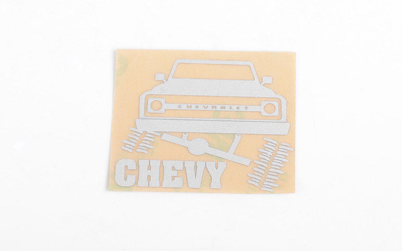 VVV-C0771 Chrome Chevy Decals RC 4WD