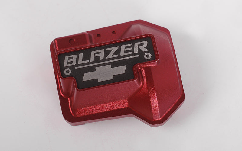 VVV-C0774 Aluminum Diff Cover for Traxxas TRX-4 Chevy K5 Blazer (Red) RC 4WD
