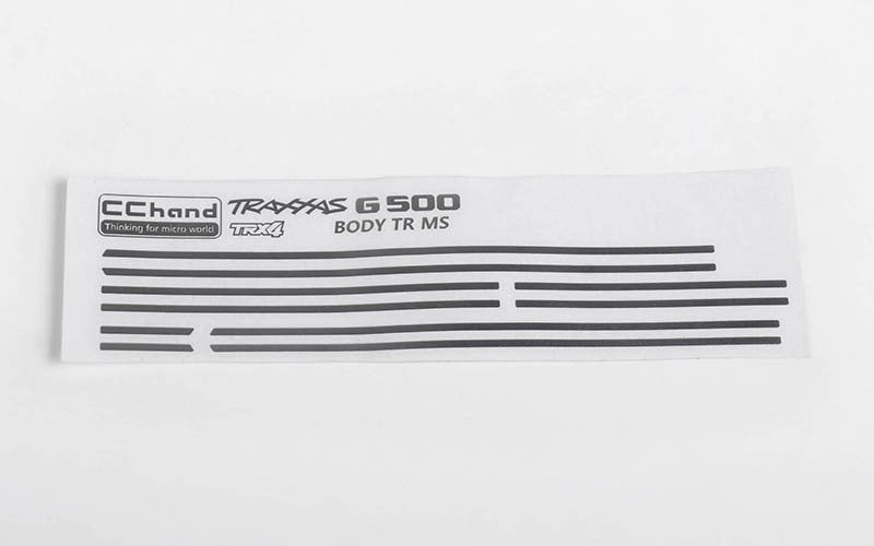 VVV-C0797 Steel Body Trim for Traxxas TRX-4 Mercedes-Benz G-500 RC 4WD