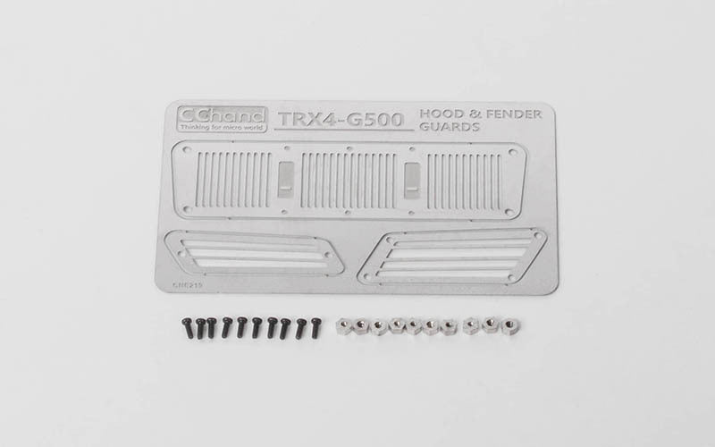 VVV-C0801 Metal Hood and Fender Vents for Traxxas TRX-4 Mercedes-Benz G-500 RC 4WD