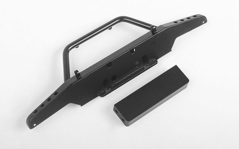 VVV-C0818 Steel Stinger Front Winch Bumper for Redcat GEN8 Scout II 1/10 Scale Crawler RC 4WD