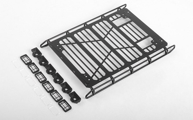 VVV-C0856 Adventure Roof Rack w/ Front and Rear Lights for Traxxas TRX-4 Mercedes-Benz G-500 RC 4WD