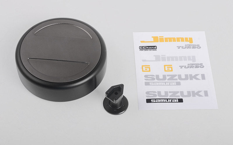 VVV-C0868 No-Fuss Spare Tire Cover and Tire Holder for Capo Racing Samurai 1/6 RC Scale Crawler RC 4WD