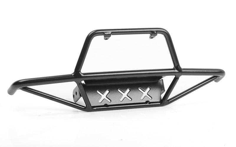 VVV-C0938 Tri-X Steel Stinger Front Bumper for Vanquish VS4-10 Origin Body (Black) RC 4WD