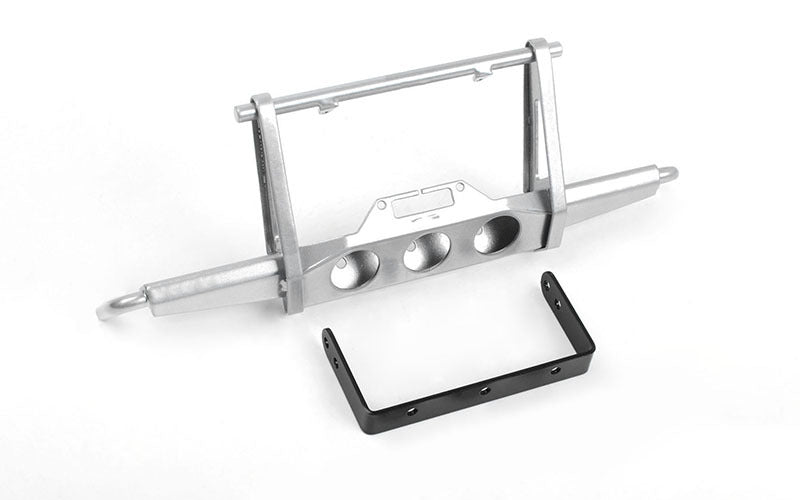VVV-C0953 Shirya Front Winch Bumper for Vanquish VS4-10 Origin Body (Silver) RC 4WD