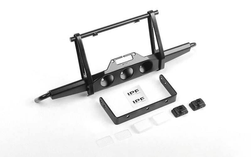 VVV-C0954 Shirya Front Bumper w/ IPF Lights for Vanquish VS4-10 Origin Body (Black) RC 4WD
