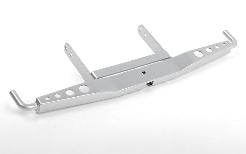 VVV-C0959 Shirya Steel Rear Bumper for Vanquish VS4-10 Origin Body (Silver) RC 4WD