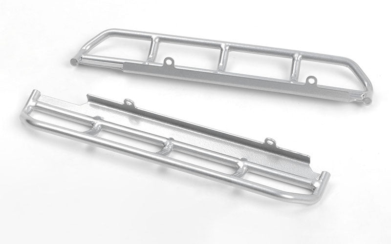 VVV-C0963 Krabs Steel Tube Side Sliders for Vanquish VS4-10 Origin Body (Silver) RC 4WD