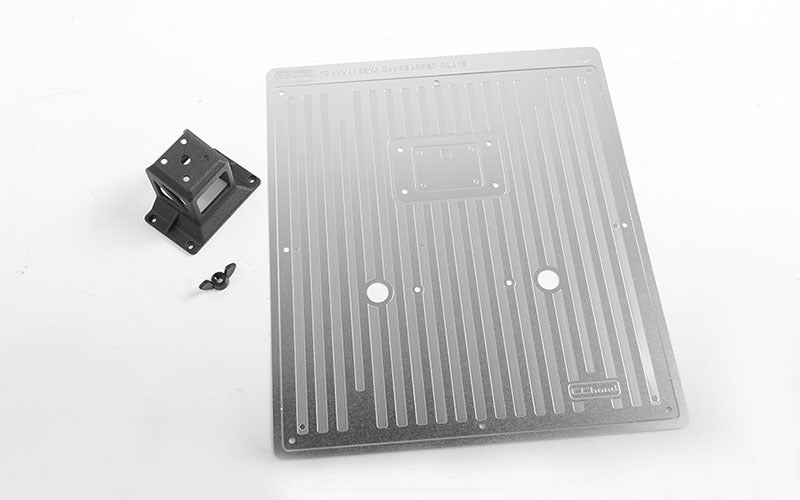 VVV-C0972 Shield Steel Bed Cover w/ Tire Holder for Traxxas Mercedes-Benz G 63 AMG 6x6 RC 4WD