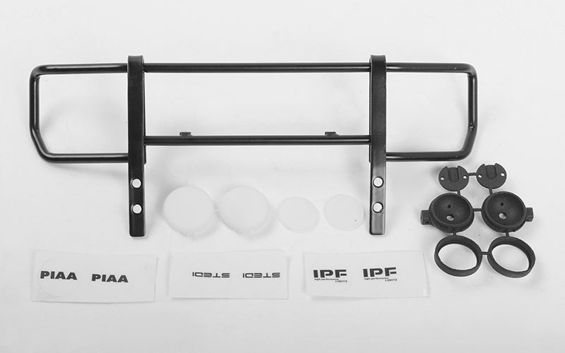 VVV-C0994 Command Front Bumper w/ White Lights for Traxxas Mercedes-Benz G 63 AMG 6x6 RC 4WD