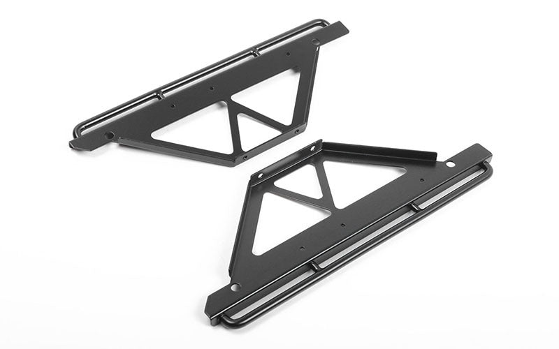 VVV-C1024 Rough Stuff Side Sliders w/ Body Mount for JS Scale 1/10 Range Rover Classic Body RC 4WD