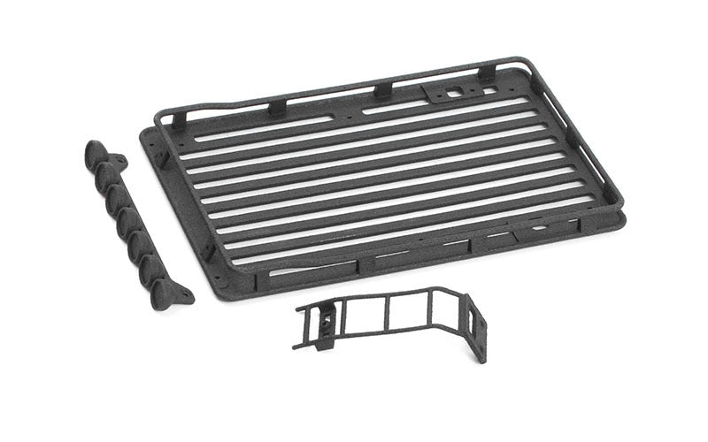 VVV-C1044 Micro Series Roof Rack w/ Light Set and Ladder Axial SCX24 1/24 Jeep Wrangler RTR RC 4WD