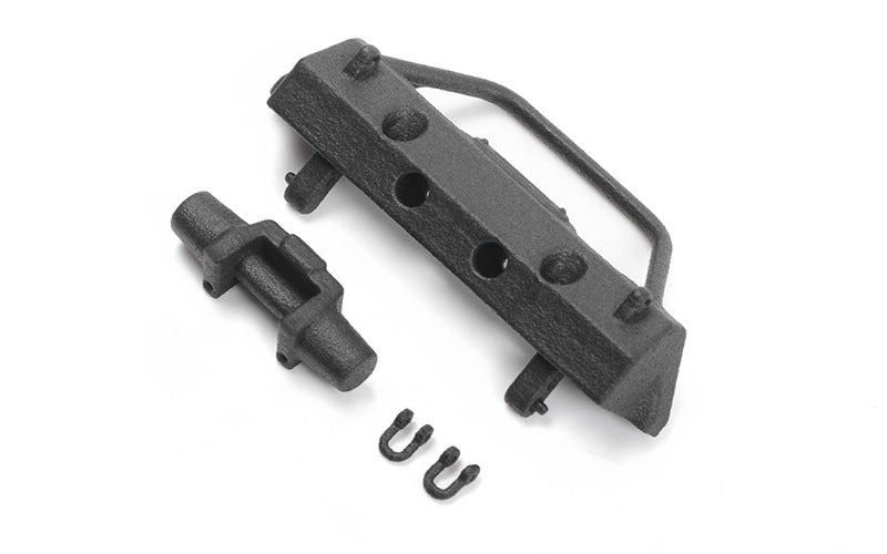 VVV-C1048 Micro Series Front Bumper w/ Plastic Winch for Axial SCX24 1/24 Jeep Wrangler RTR RC 4WD