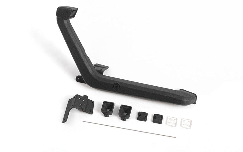 VVV-C1073 Snorkel w/ Flood Lights and Antenna for Axial 1/10 SCX10 III Jeep (Gladiator/Wrangler) RC 4WD