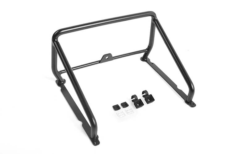 VVV-C1089 Steel Tube Rollbar w/ Flood Lights for RC4WD Gelande II 2015 Land Rover Defender D90 (Pick-Up) RC 4WD