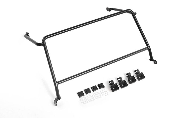 VVV-C1091 Front Window Roll Cage w/ Flood Lights for RC4WD Gelande II 2015 Land Rover Defender D90 (Pick-Up) RC 4WD