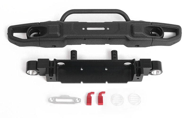 VVV-C1109 OEM Wide Front Winch Bumper for Axial 1/10 SCX10 III Jeep (Gladiator/Wrangler) (B) RC 4WD