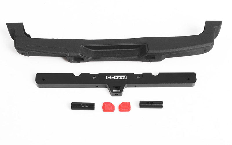 VVV-C1111 OEM Rear Bumper for Axial 1/10 SCX10 III Jeep JLU Wrangler RC 4WD