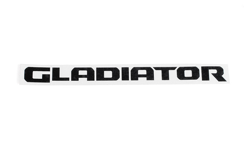 VVV-C1134 Gladiator Rear Logo Decal for Axial 1/10 SCX10 III Jeep JT Gladiator RC 4WD