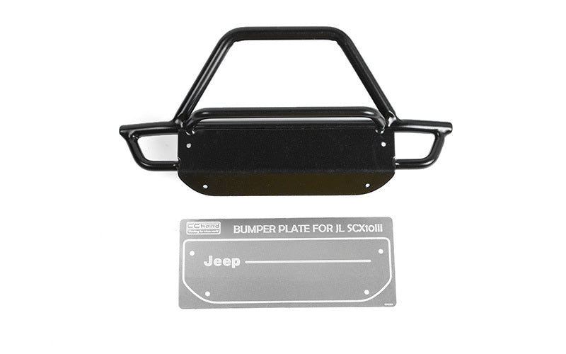 VVV-C1139 KS Steel Front Bumper for Axial 1/10 SCX10 III Jeep (Gladiator/Wrangler) RC 4WD