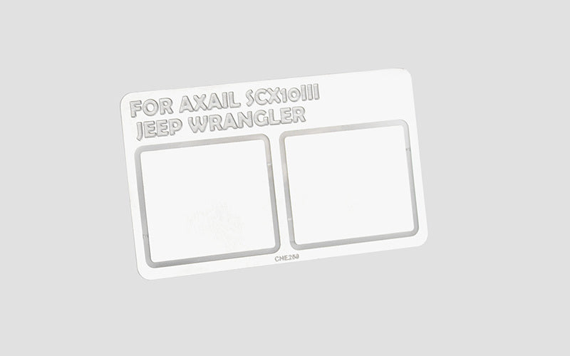 VVV-C1141 Mirror Decals for Axial 1/10 SCX10 III Jeep (Gladiator/Wrangler) RC 4WD