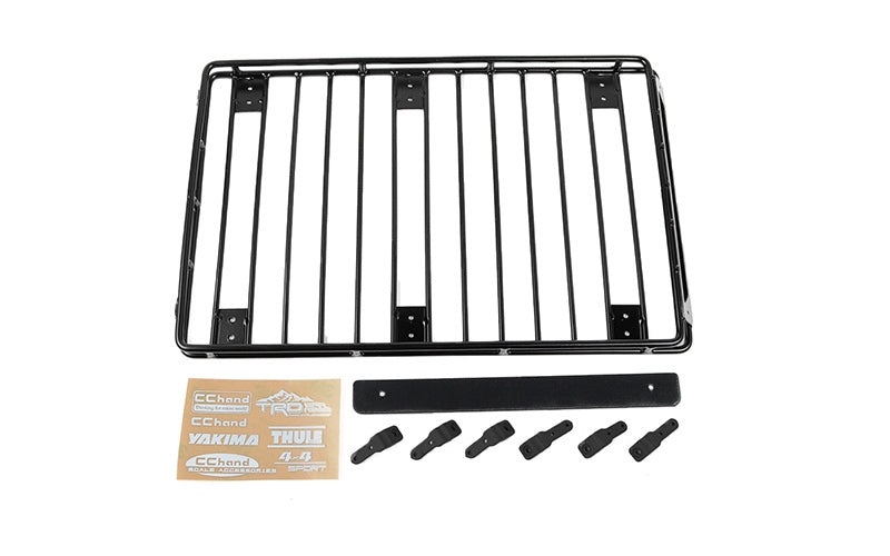 VVV-C1142 Steel Tube Roof Rack for Axial 1/10 SCX10 III Jeep JLU Wrangler RC 4WD
