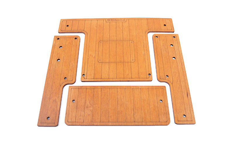 VVV-C1144 Cargo Bed Wood Decking for RC4WD Gelande II 2015 Land Rover Defender D90 (Pick-Up) RC 4WD