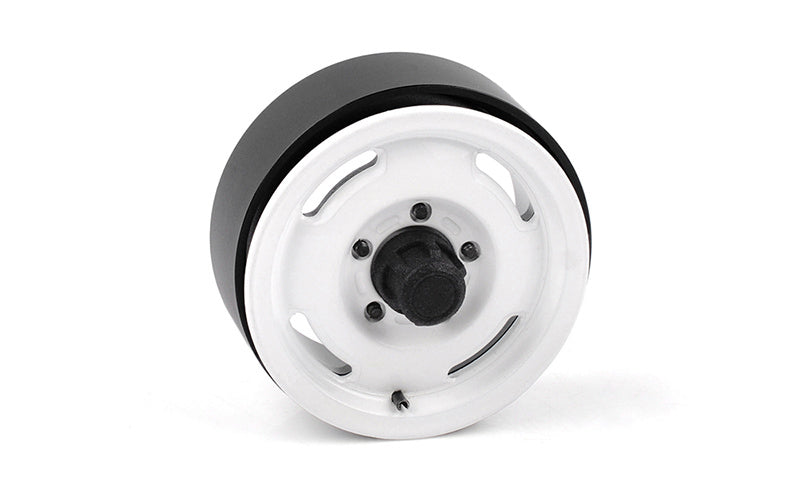 VVV-C1163 Apio 1.55" Beadlock Wheels (White) RC 4WD